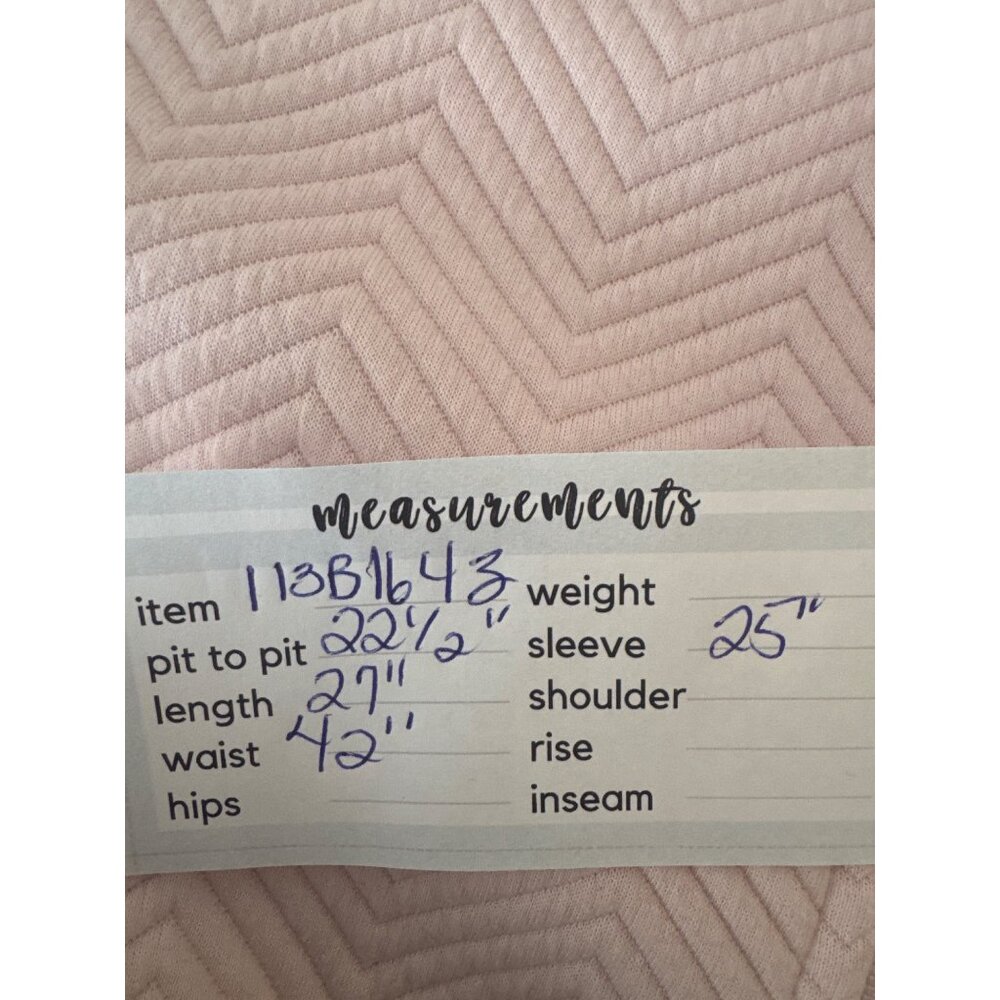 Talbots Medium Quilted M Colorblock Half-Zip Pink Black Pullover Sweater - Picture 13 of 14
